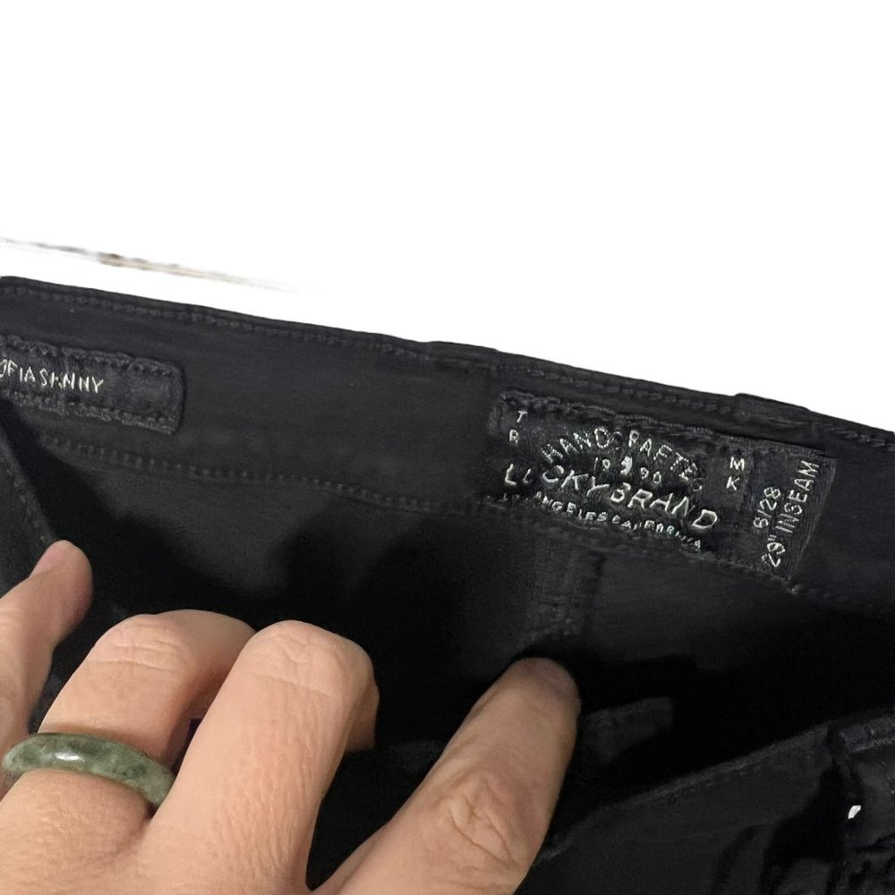 NWT Lucky Black Sophia Skinny Mid Rise Jeans 6 - Picture 12 of 12